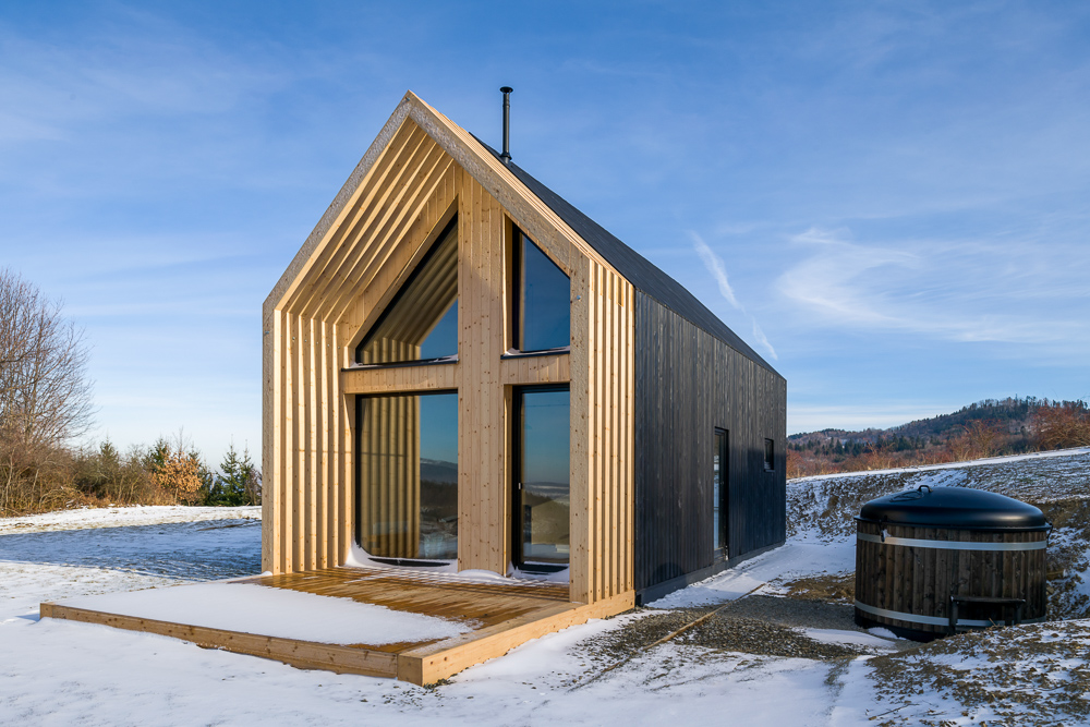 Ökologische Ganzjahreshäuser in der Beskidenregion