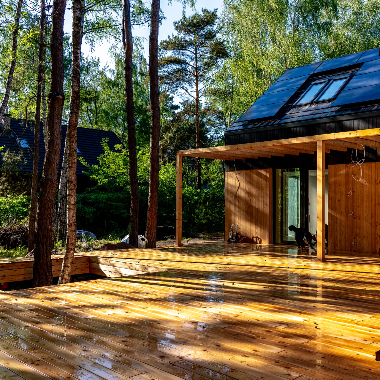 Welches Holz für einen Gartenpavillon?