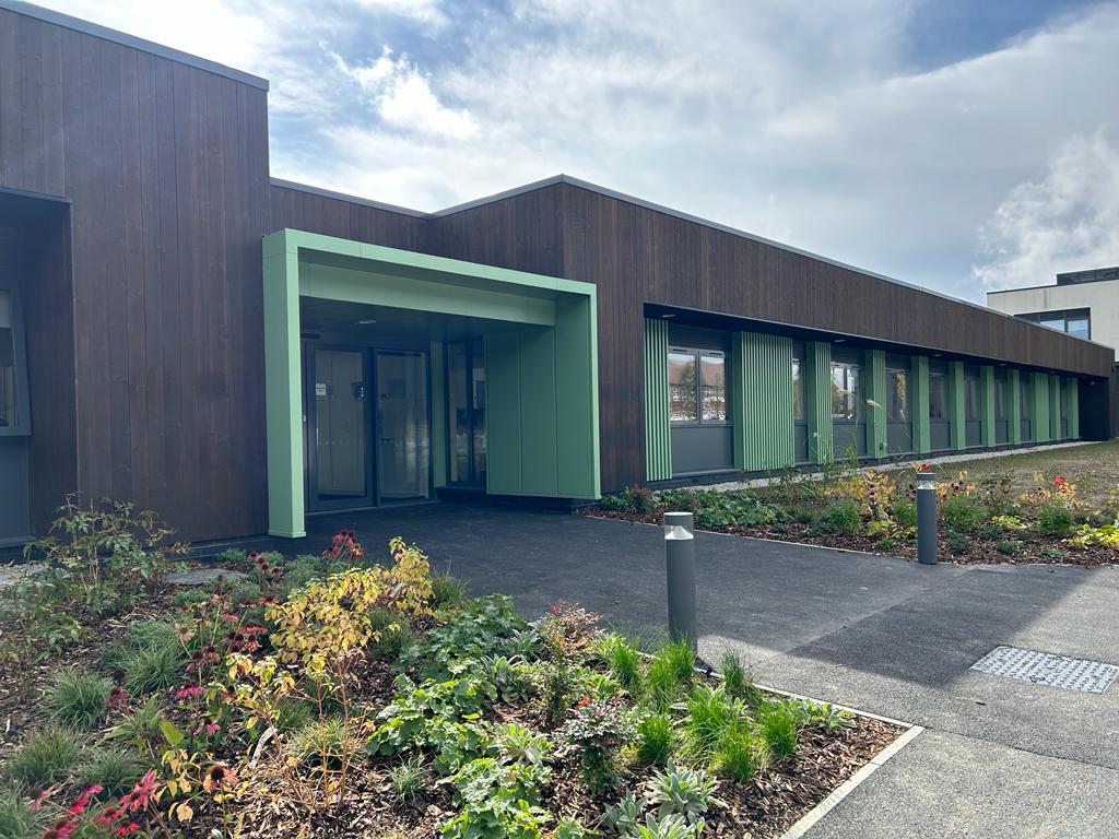 Schulgebäude in England